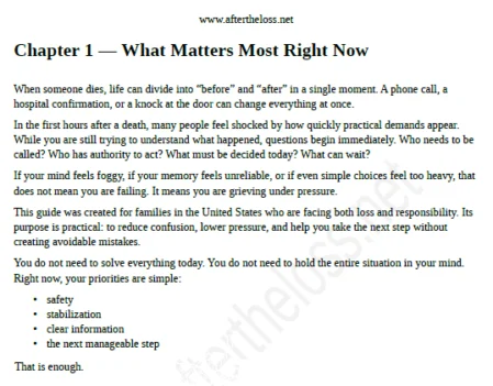 Preview of What Matters Most Right Now